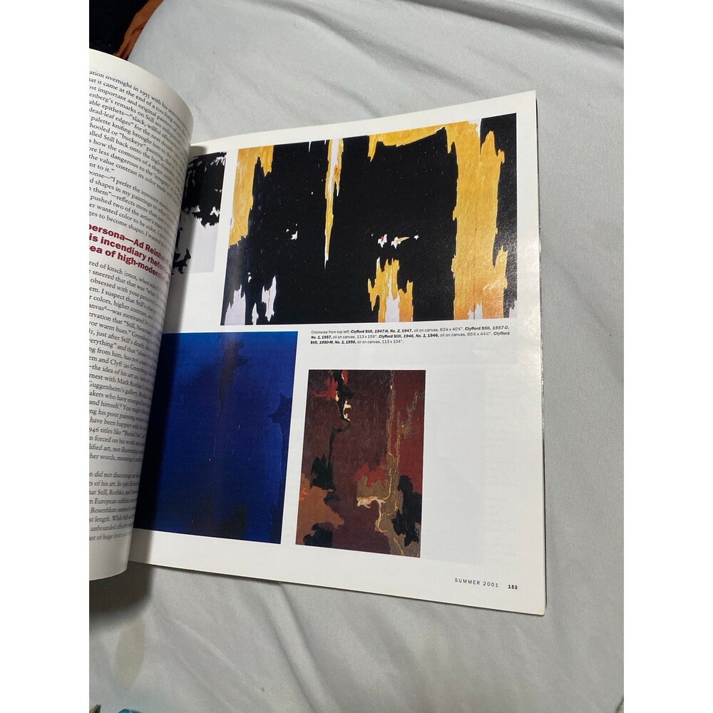 Artforum Magazine Summer 2001 Gary Indiana on Cameron Jamie, Frank Getty, & Ruff - Picture 3 of 6
